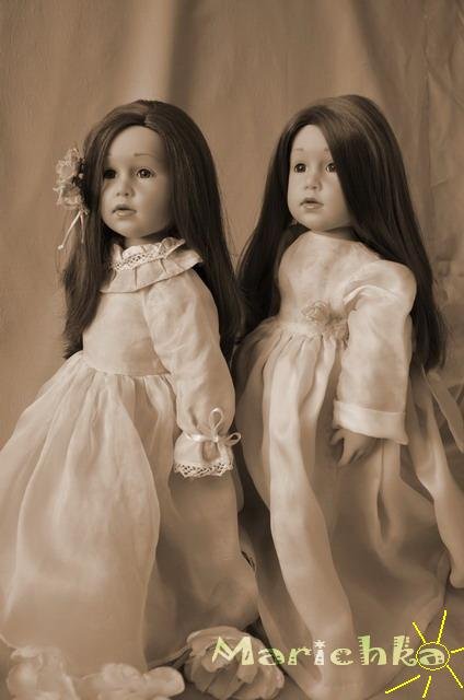 Клара и Изабель... или просто Снегурочки! Куклы Gotz (фото 9)