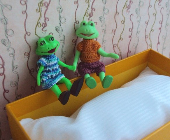 А мы не ждали, не гадали... Или наш новый житель от Pipos, лягушонок Trudy | Бэйбики А мы не ждали, не гадали... Или наш новый житель от Pipos, лягушонок Trudy (фото 8)