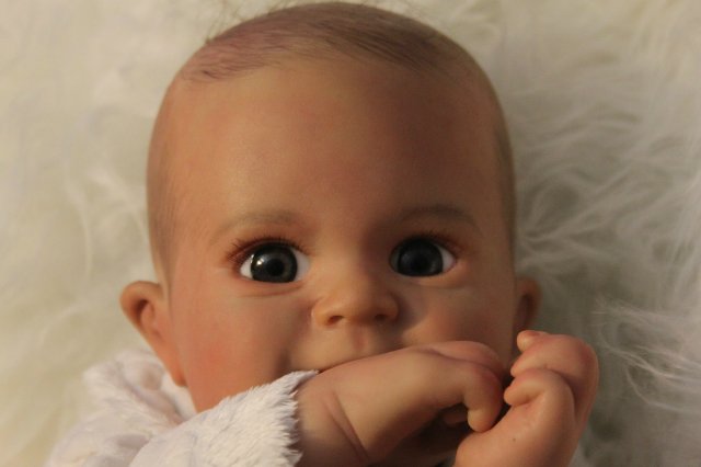 Улыбашечка Валюшечка кукла реборн Элины Кудрявцевой | Бэйбики Улыбашечка Валюшечка кукла реборн Элины Кудрявцевой (фото 2)