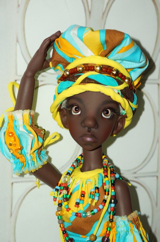 Путешествие в сказочную страну Туземию. Пеппилота, кукла Kaye Wiggs (фото 2)