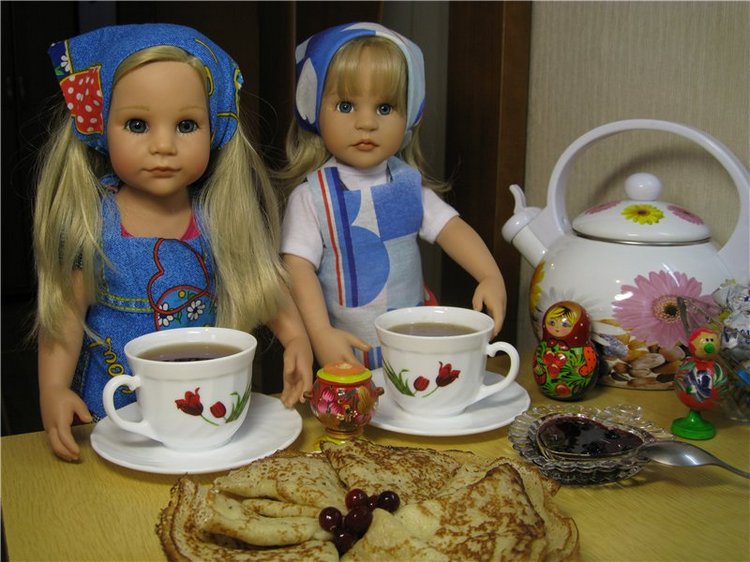 Поздравляем всех с Масленицей! Куклы Готц | Бэйбики Поздравляем всех с Масленицей! Куклы Готц