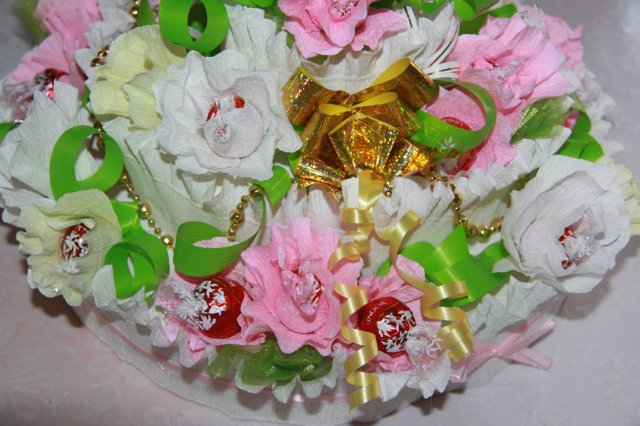 Тортик из конфет — Как сделать аксессуары для кукол: сумки