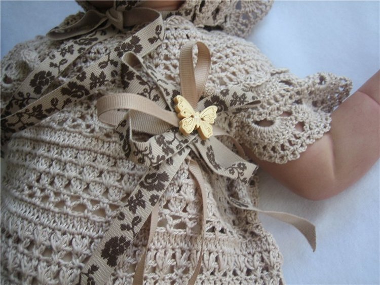 Платье цвета Кофе с молоком (фото 3)