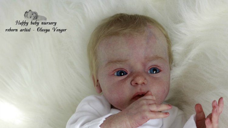 Моя милая златовласка Ева. Кукла реборн Олеси Венгер