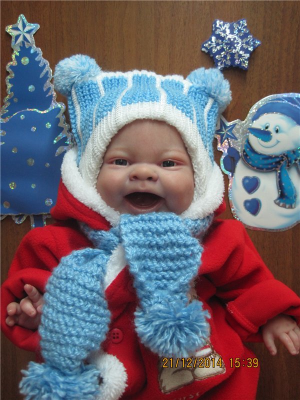 С наступающим Новым Годом! Лолочка - кукла реборн Светланы Преображенской (фото 6)