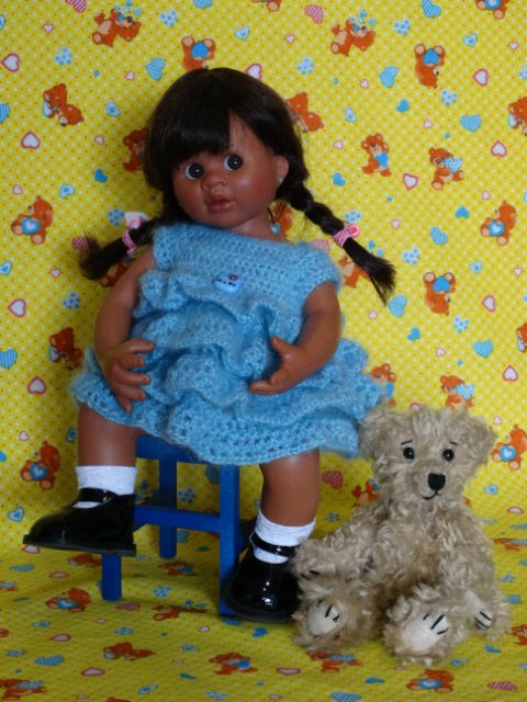 Голубое наваждение или много мохеровой пряжи (фото 3)