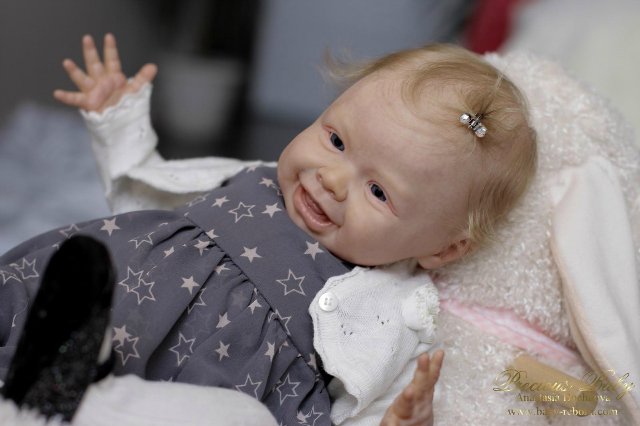 Мой весенний лучик солнышка - Харпер. Кукла реборн Анастасии Бочковой (фото 3)