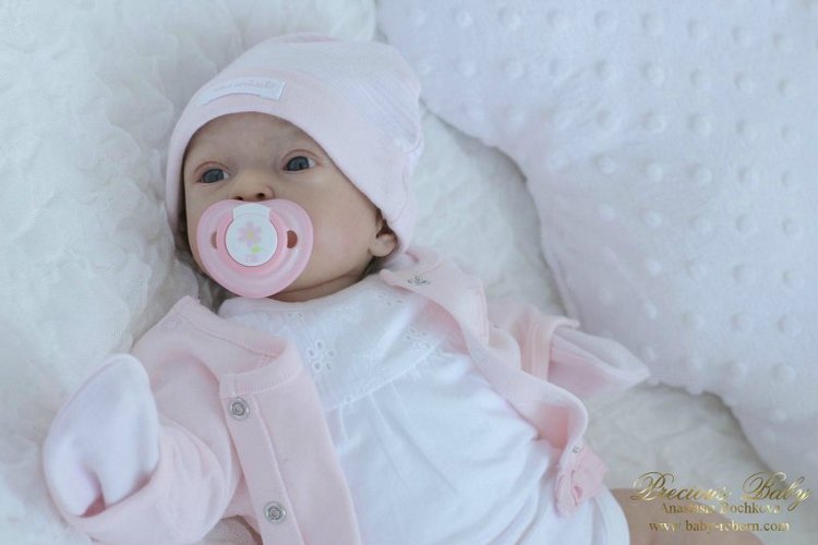 Маленькая капелька - Аделия! Кукла реборн Анастасии Бочковой (фото 9)