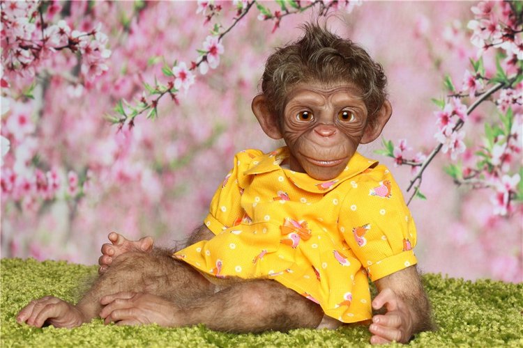 Мартышка номер два. Кукла реборн Светланы Преображенской (фото 9)