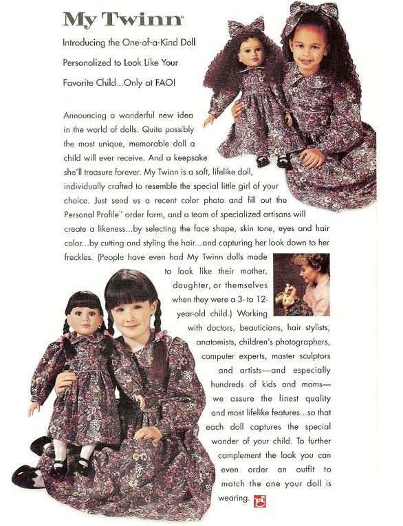 История компании и обзор кукол My Twinn