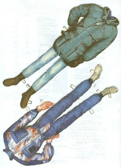 Бумажные куклы для вырезания моего детства