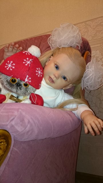 Мое солнышко - малышка Джастина из молда Бонни by Linda Murray