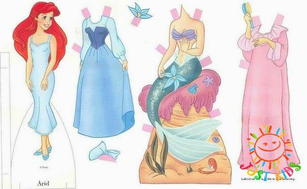 Мои любимые бумажные куклы для вырезания