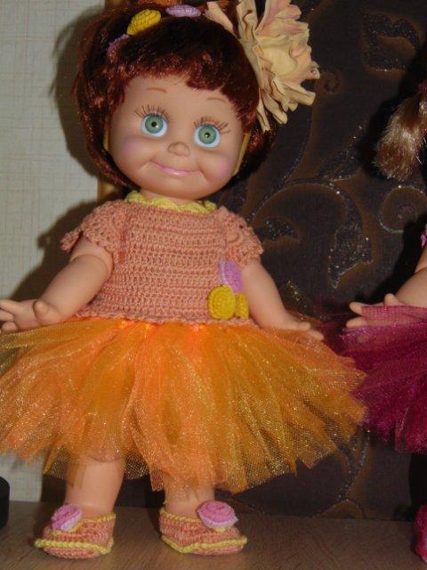 Платьица для Фейсинок — Одежда и обувь для кукол своими руками: фото (фото 6)