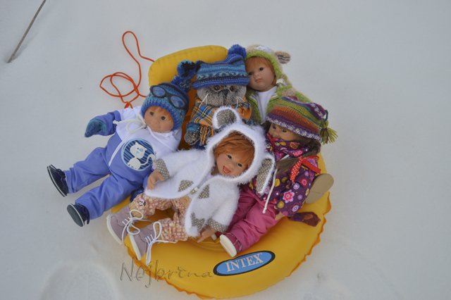 Двое в санках, не считая кота...Вихтели Rosemarie Anna Muller