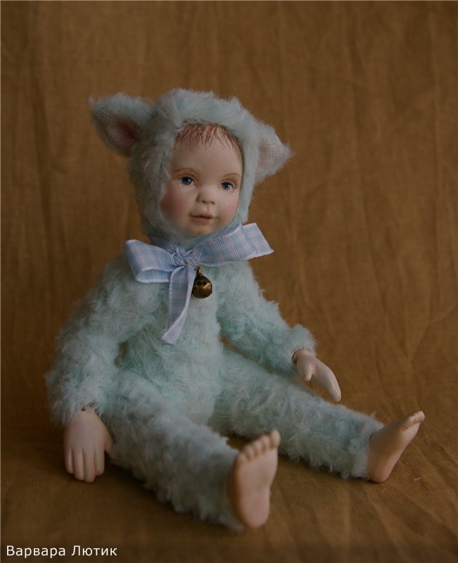Детки в пушистых костюмчиках. Авторские куклы тедди долл (фото 6)