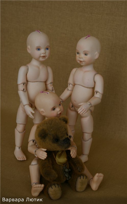 Вот они и родились. Шарнирные авторские куклы (фото 4)