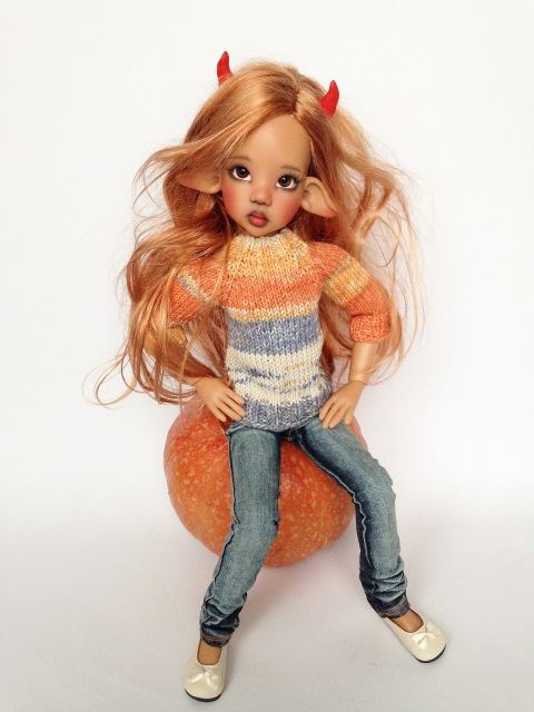 Оранжевое. Kaye Wiggs — Куклы Kaye Wiggs (Кайе Виггс): авторские BJD (БЖД)