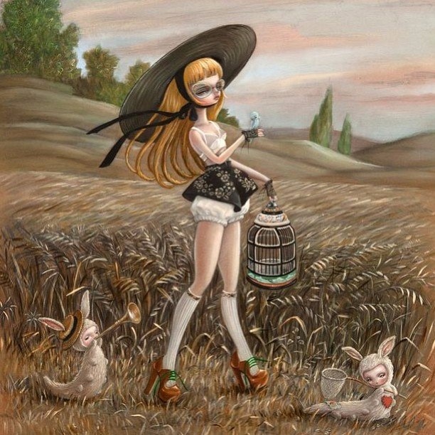 Мрачные и прекрасные куклы художницы Кукула (Kukula) в оригинальных арт иллюстрациях Натали Абрамович. Много фото