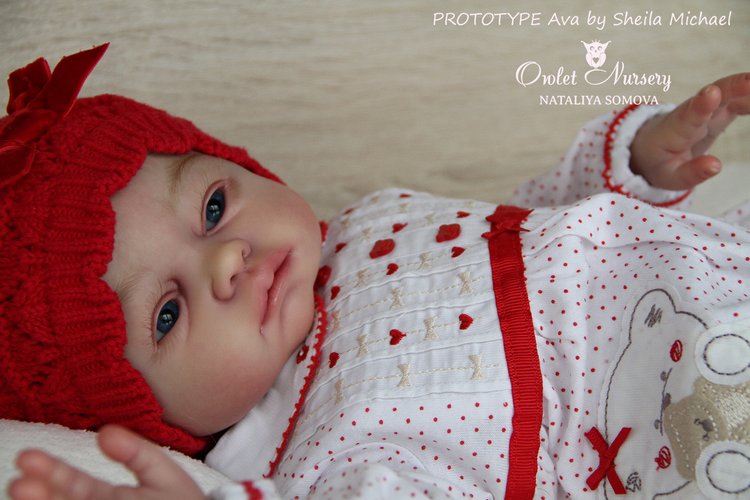 Сильвия - мой прототип Ava от скульптора Sheila Michael. Кукла реборн Наталии Сомовой