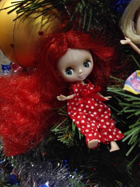 Пересадка Blythe Petite на Polly Pocket