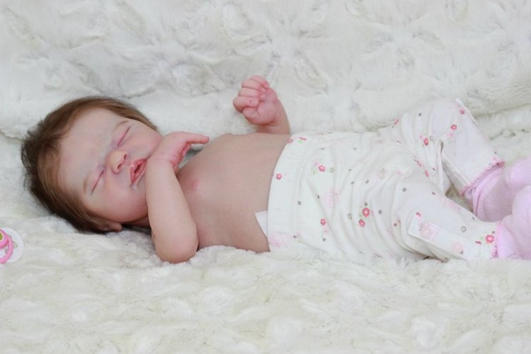 Маленькая бусинка Америкус, кукла реборн Беспаловои Жанны