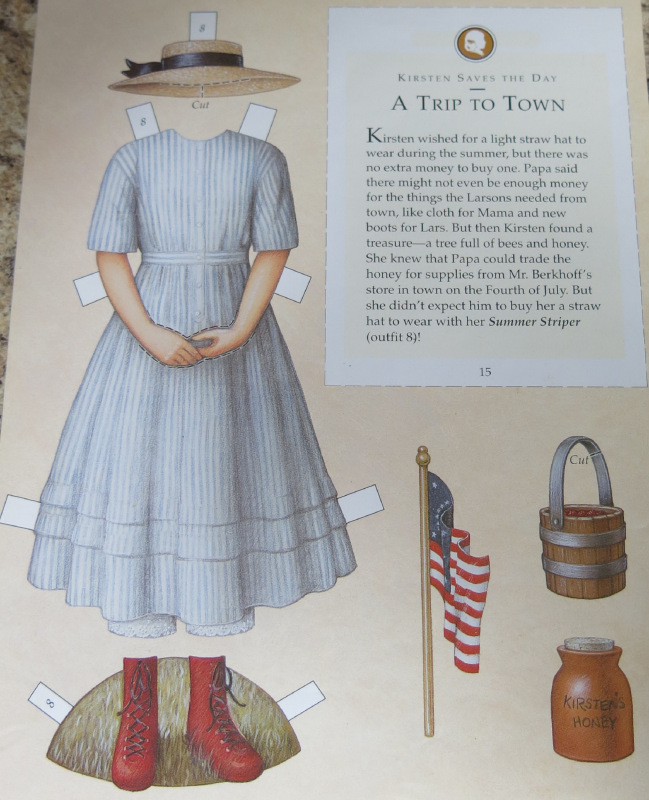 1.1 American Girl Бумажные куклы: Кирстен | Бэйбики 1.1 American Girl Бумажные куклы: Кирстен