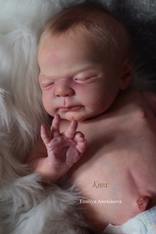 Мой реалистичный малыш реборн из молда Knox. Кукла Эмилии Аредаковой