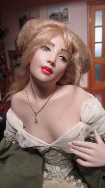 Ханна - изысканно красивая кукла от Моники Мехлинг (фото 7)