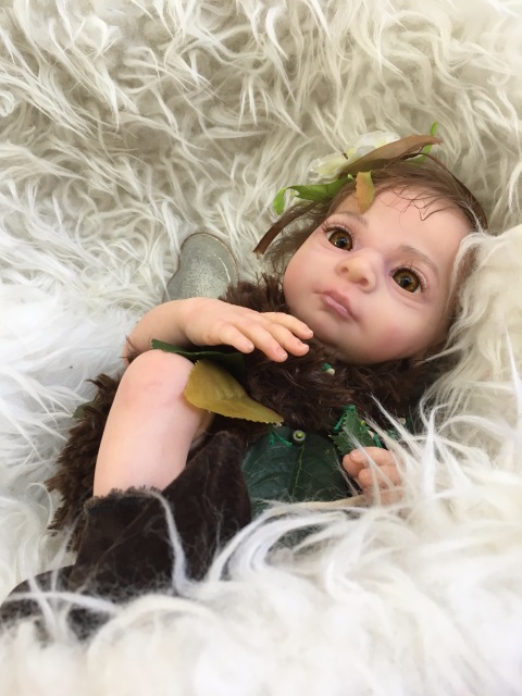 Лесной Эльфёныш,кукла-реборн Элины Кудрявцевой
