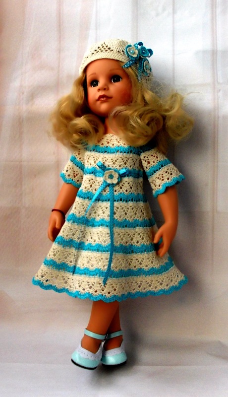 Платье узором "лилии" для Ханночки