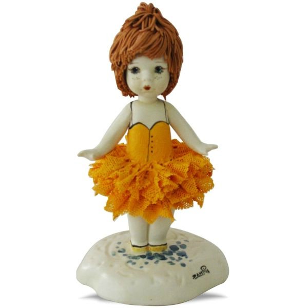 Голубая танцовщица или Магия балета. Фарфоровая коллекционная кукла от Донны Руберт