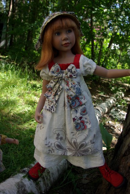 Лесная фея. Коллекционная кукла Мариелену от Zwergnase