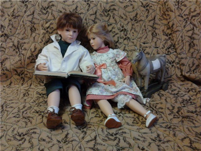 Коллекционные куклы дети от Веры Шольц (фото 8)