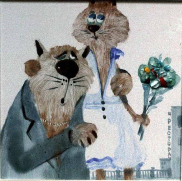 Усатые-полосатые. Коты художника Анатолия Ярышкина