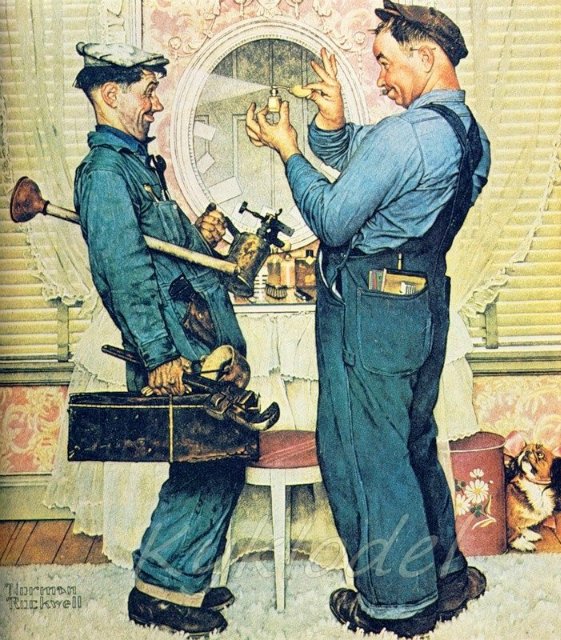 Марк Твен американской живописи. Лиричная и живая старая Америка Нормана Роквелла