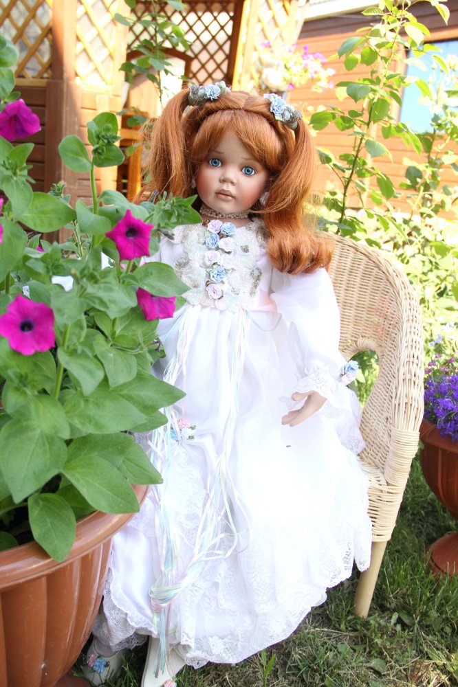 Очаровательная Ангелика — Фарфоровые куклы Donna Rubert (Руберт): The Doll Artworks (фото 8)