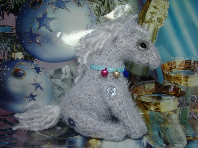 Лошадка. Игрушка вязанная спицами Ольги Чернухо (фото 4)