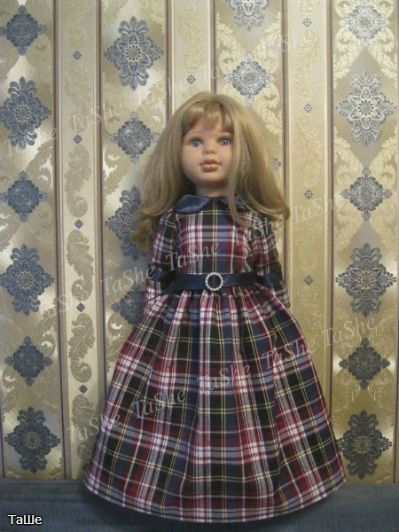 Милые клеточки — Одежда и обувь для кукол своими руками: фото (фото 10)