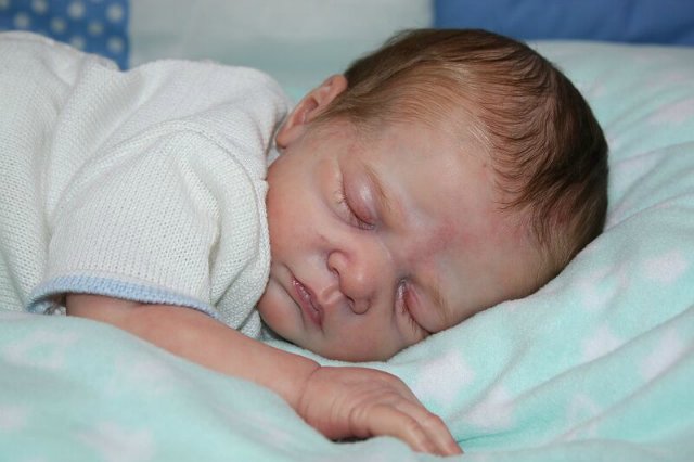 Кукла реборн CASPAR прототип художник Beatrix Schröder