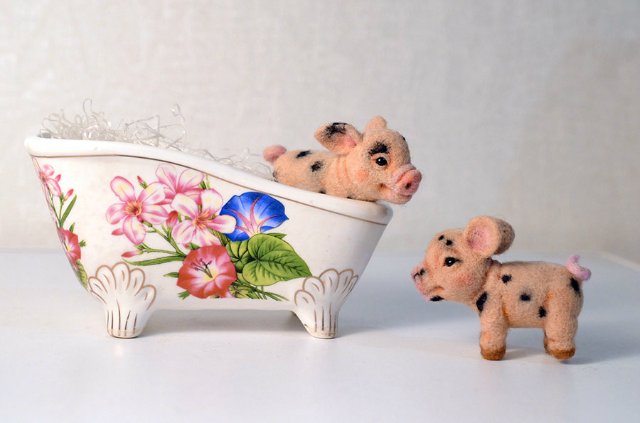 Летние денечки. Валяные из шерсти игрушки своими руками (фото 9)