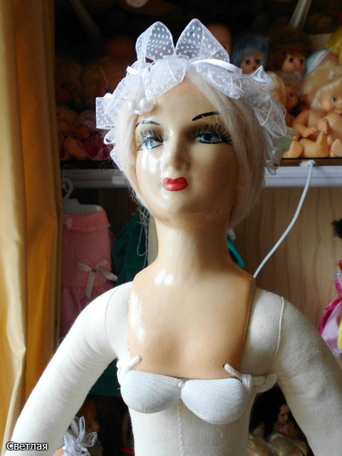 Реставрация Будуарной антикварной куклы. Часть первая. Золушка