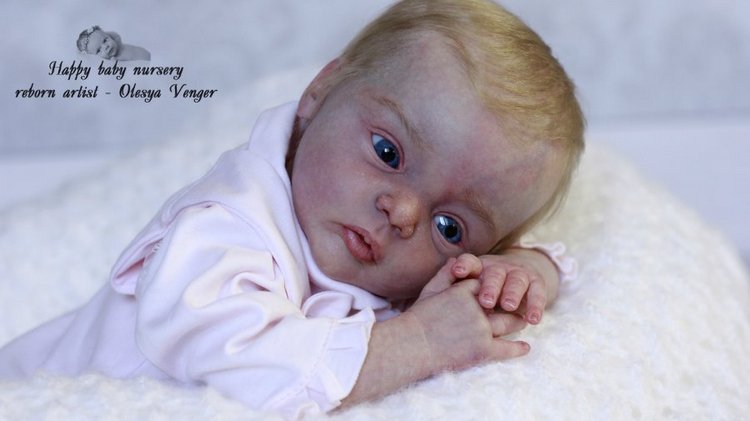 Моя милая златовласка Ева. Кукла реборн Олеси Венгер