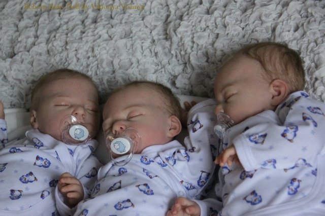 Тройняшки Джошики... Куколки реборн Виктории Вишни