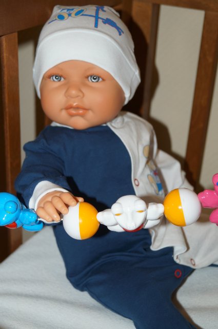 Малыш Лоло в голубом от Антонио Хуан Мунекас. Домашние фото