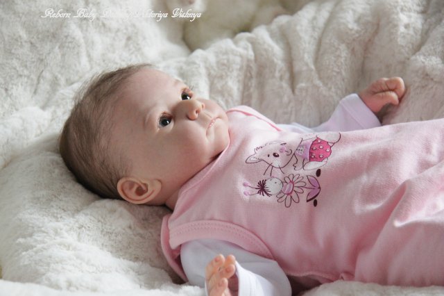 Моя малышка из нового молда Matis от Gudrun Legler. Куколка реборн Виктории Вишни