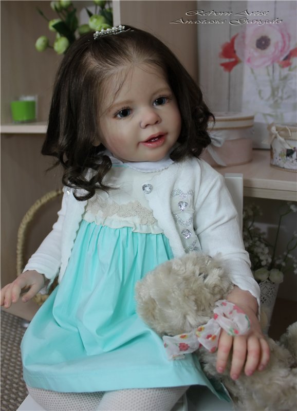 Миланочка!Кукла реборн Анастасии Гангало (фото 2)