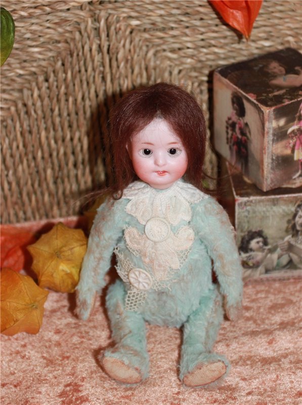 Вторая жизнь. Тедди-долл из антикварной головки Walter & Sohn (фото 4)