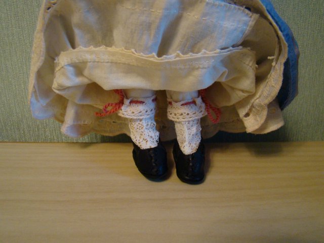 Антикварная карманная кукла Bähr & Pröschild на французском модном теле