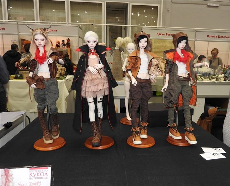 Экскурсия в страну чудес… Авторская кукла. Москва, Тишинка 2016